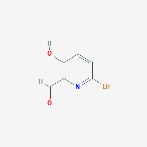 molecular formula C6H4BrNO2 B13084692 6-Bromo-3-hydroxypicolinaldehyde 