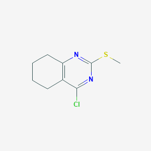B1308470 4-Chloro-2-(methylthio)-5,6,7,8-tetrahydroquinazoline CAS No. 51660-11-8