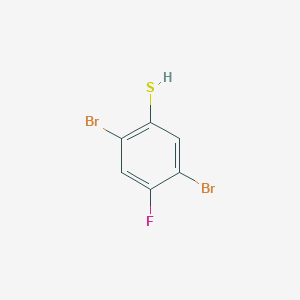 2,5-Dibromo-4-fluorobenzenethiol