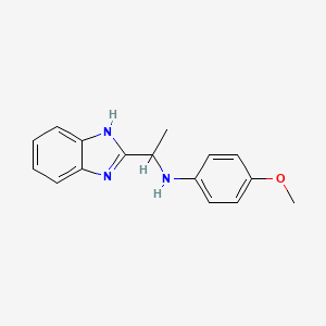 N-(1-(1H-Benzo[d]imidazol-2-yl)ethyl)-4-methoxyaniline