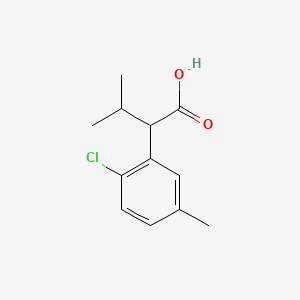 2-(2-Chloro-5-methylphenyl)-3-methylbutanoic acid