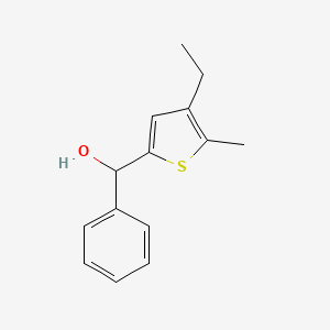 (4-Ethyl-5-methylthiophen-2-yl)-phenylmethanol