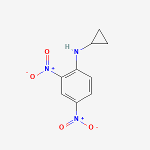 molecular formula C9H9N3O4 B1308477 N-cyclopropyl-2,4-dinitroaniline 