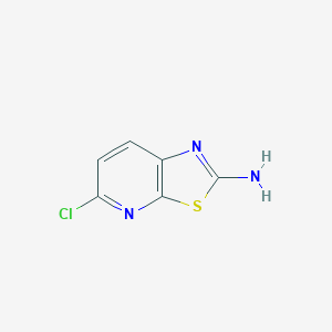 molecular formula C6H4ClN3S B1308478 5-Chlorothiazolo[5,4-b]pyridin-2-amine CAS No. 31784-71-1