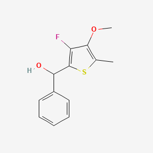 (3-Fluoro-4-methoxy-5-methylthiophen-2-yl)(phenyl)methanol