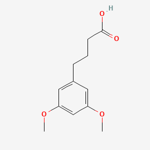 molecular formula C12H16O4 B13084839 4-(3,5-Dimethoxyphenyl)butanoic acid 