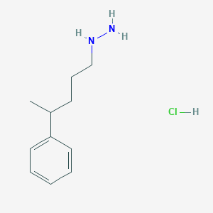 (4-Phenylpentyl)hydrazine hydrochloride