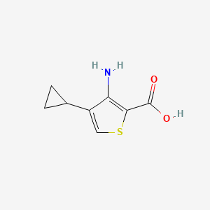 3-Amino-4-cyclopropylthiophene-2-carboxylic acid