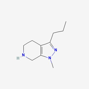 1-Methyl-3-propyl-1H,4H,5H,6H,7H-pyrazolo[3,4-c]pyridine