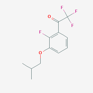 2,2,2-Trifluoro-1-(2-fluoro-3-isobutoxyphenyl)ethanone