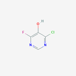 4-Chloro-6-fluoropyrimidin-5-ol