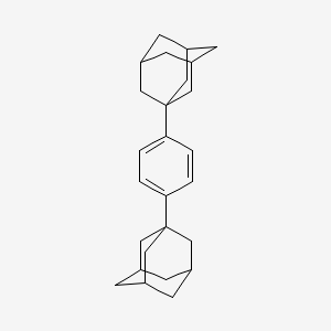 molecular formula C26H34 B1308494 1-[4-(1-Adamantyl)phenyl]adamantane CAS No. 10509-15-6
