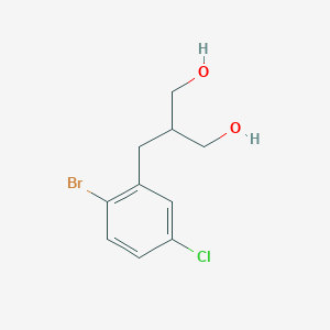 2-(2-Bromo-5-chlorobenzyl)propane-1,3-diol