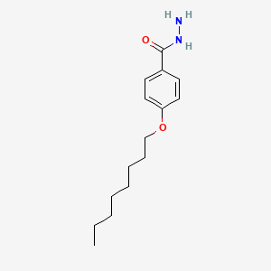 molecular formula C15H24N2O2 B1308497 4-Octoxybenzoyl hydrazine CAS No. 55510-49-1