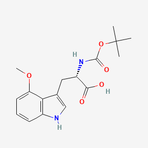 (S)-2-((tert-Butoxycarbonyl)amino)-3-(4-methoxy-1H-indol-3-yl)propanoic acid