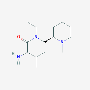 2-amino-N-ethyl-3-methyl-N-[[(2S)-1-methylpiperidin-2-yl]methyl]butanamide