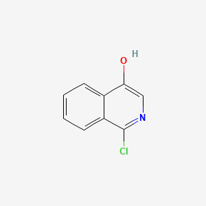 molecular formula C9H6ClNO B1308499 1-氯异喹啉-4-醇 CAS No. 3336-43-4