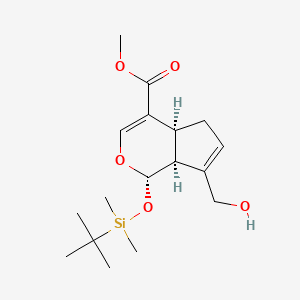 (1S,4AS,7aS)-methyl 1-((tert-butyldimethylsilyl)oxy)-7-(hydroxymethyl)-1,4a,5,7a-tetrahydrocyclopenta[c]pyran-4-carboxylate