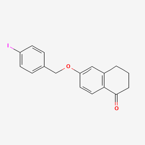 6-((4-Iodobenzyl)oxy)-3,4-dihydronaphthalen-1(2H)-one