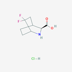 (3S)-6,6-difluoro-2-azabicyclo[2.2.2]octane-3-carboxylic acid hydrochloride