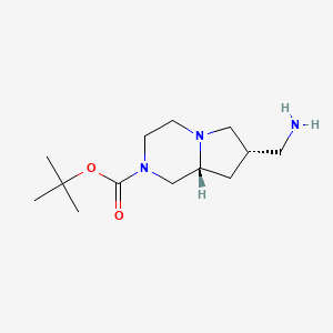 Racemic-(7R,8AS)-tert-butyl 7-(aminomethyl)hexahydropyrrolo[1,2-A]pyrazine-2(1H)-carboxylate