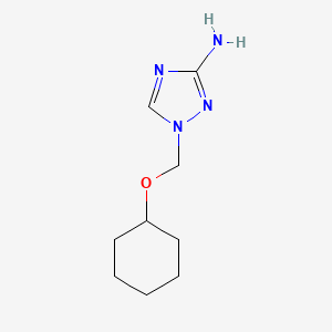 1-[(Cyclohexyloxy)methyl]-1H-1,2,4-triazol-3-amine