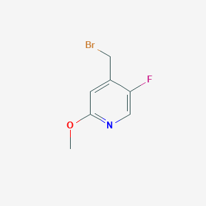 4-(Bromomethyl)-5-fluoro-2-methoxypyridine