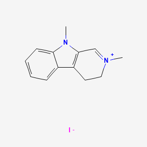 2,9-Dimethyl-4,9-dihydro-3H-pyrido[3,4-b]indol-2-ium iodide