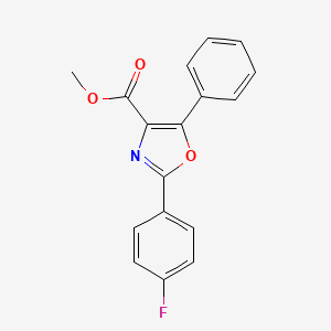 Methyl 2-(4-fluorophenyl)-5-phenyloxazole-4-carboxylate