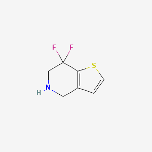 7,7-Difluoro-4,5,6,7-tetrahydrothieno[3,2-c]pyridine