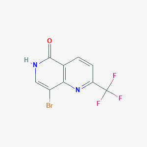 8-Bromo-2-(trifluoromethyl)-1,6-naphthyridin-5(6H)-one