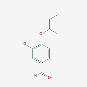 B1308519 4-Sec-butoxy-3-chlorobenzaldehyde CAS No. 339546-96-2