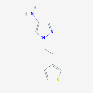 1-[2-(thiophen-3-yl)ethyl]-1H-pyrazol-4-amine