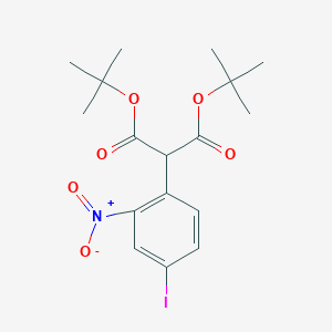 Di-tert-butyl 2-(4-iodo-2-nitrophenyl)malonate