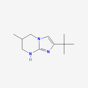 2-tert-Butyl-6-methyl-5H,6H,7H,8H-imidazo[1,2-a]pyrimidine