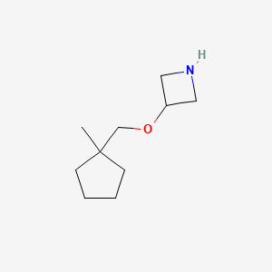 3-[(1-Methylcyclopentyl)methoxy]azetidine