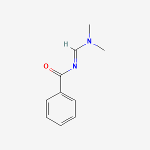 molecular formula C10H12N2O B1308529 N-[1-Dimethylaminomethylidene]benzamide CAS No. 41876-75-9
