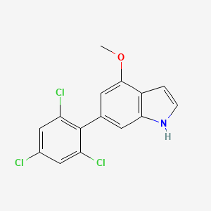 4-Methoxy-6-(2,4,6-trichlorophenyl)indole