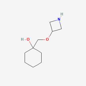 1-[(Azetidin-3-yloxy)methyl]cyclohexan-1-ol