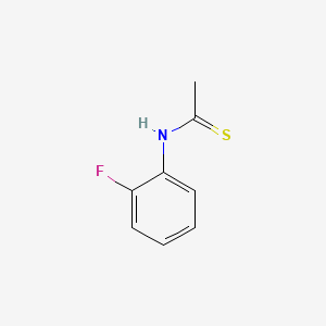 N-(2-fluorophenyl)ethanethioamide