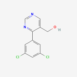 (4-(3,5-Dichlorophenyl)pyrimidin-5-yl)methanol