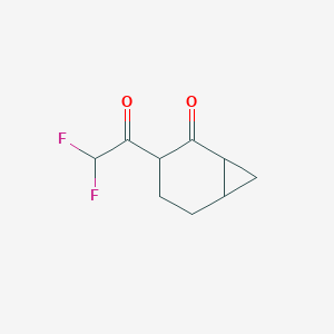 3-(2,2-Difluoroacetyl)bicyclo[4.1.0]heptan-2-one