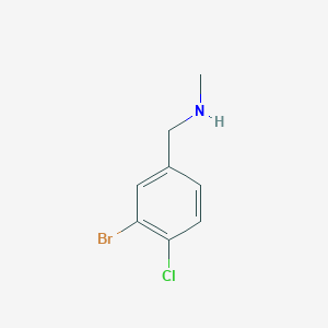 [(3-Bromo-4-chlorophenyl)methyl](methyl)amine