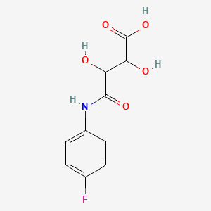 4-((4-Fluorophenyl)amino)-2,3-dihydroxy-4-oxobutanoic acid