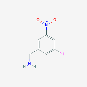 (3-Iodo-5-nitrophenyl)methanamine