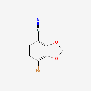 7-Bromobenzo[d][1,3]dioxole-4-carbonitrile