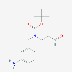 tert-Butyl3-aminobenzyl(3-oxopropyl)carbamate