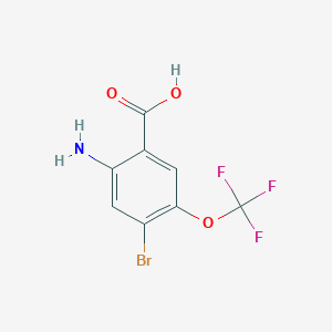 2-Amino-4-bromo-5-(trifluoromethoxy)benzoic acid