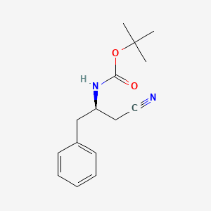 (R)-tert-Butyl (1-cyano-3-phenylpropan-2-yl)carbamate