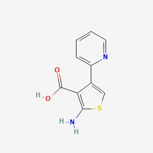 2-Amino-4-(pyridin-2-yl)thiophene-3-carboxylic acid